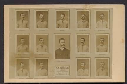 1886 New York Giants Cabinet